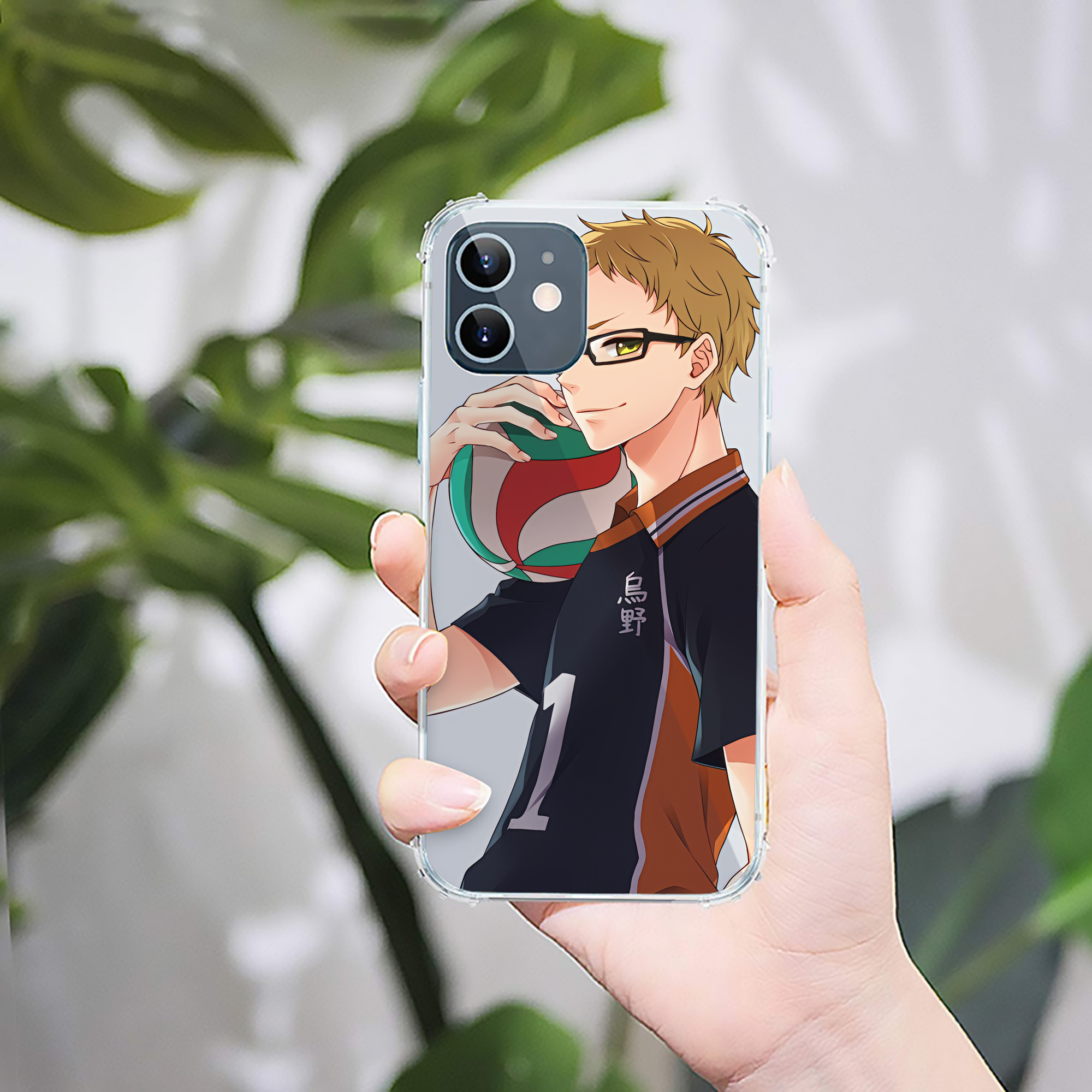 （画像用） ハイキュー!! Haikyu!! 【iPhone 12シリーズ対応】透明スマホケース（クリアソフトケース）